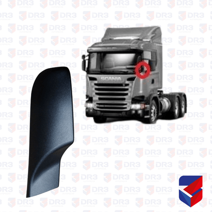 Tampa Protetora Dobradica Porta Scania S5 Coluna LE Globo