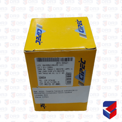 Tampa Tanque Inferior Com Registro Scania 10mm 320654 Cipec