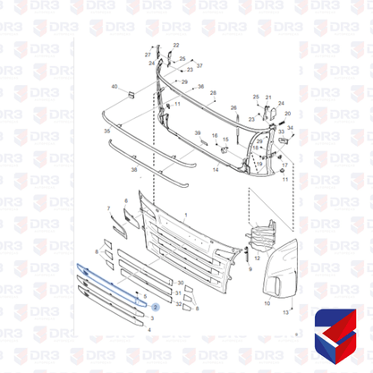 Tela Superior Grade Superior Scania S5 10224 1870592