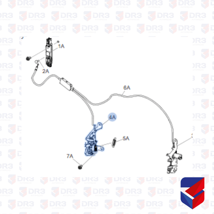 Trava Grade Frontal Superior Scania S5 LD ME1744 1800468