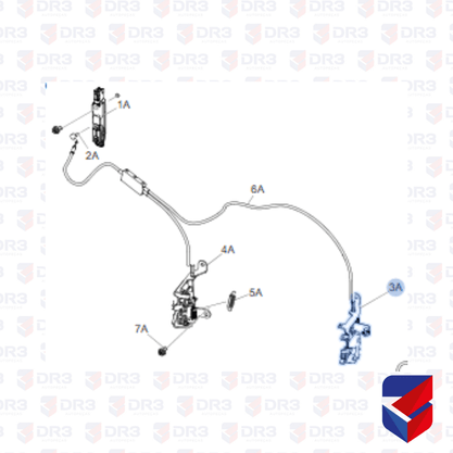 Trava Grade Frontal Superior Scania S5 LE ME1745 1800467