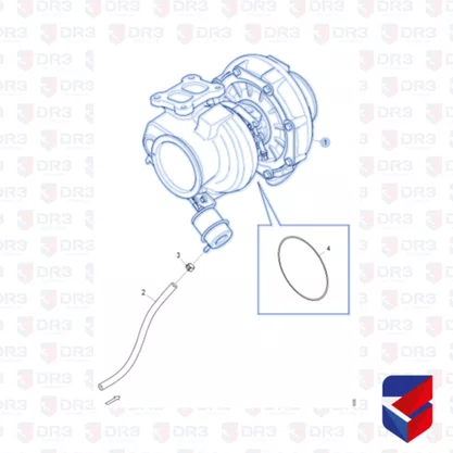 Turbo Alimentador Scania NTG 2126714 786449 5354337 Holset