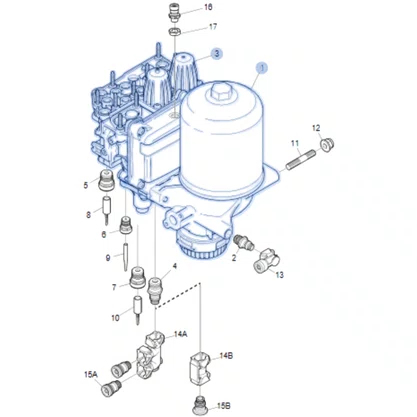 Valvula APS 2 Scania NTG 2957700 2671939 Original