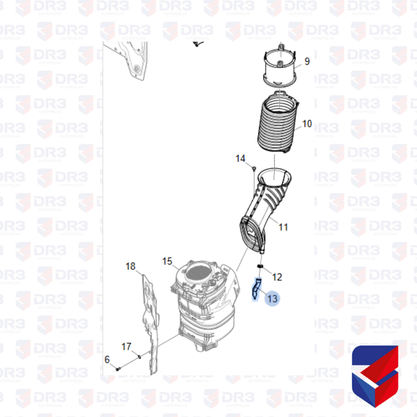 Valvula Drenagem Filtro Ar Scania NTG 2362258