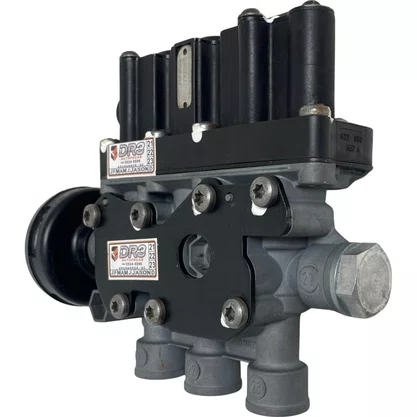 Valvula Suspensao Scania 3 Saidas Plug Redondo II Original