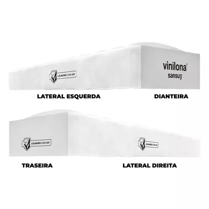Vinilona Sansuy KP1000 Branca 7,80x5,20 S077 Sansuy
