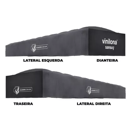 Vinilona Sansuy KP1000 Cinza Escuro 8,00x4,00