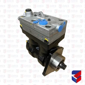 Compressor Ar Mercedes Benz Axor OM457 2 Cilindros Com Furo Wabco