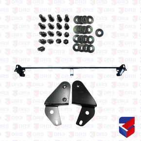 Conjunto Fixacao Tapa Sol Scania Highline 2014 Ate 2018 Fabbof