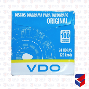 Disco Diagrama Tacografo Diario 125km 14024005F VDO