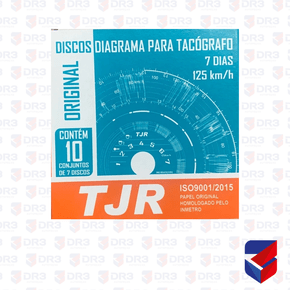 Disco Diagrama Tacografo Semanal 125KM