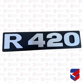 Emblema Painel Frontal Scania S4 R420 Numero e Letra 1724053 Globo