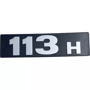 Emblema Lateral Capo Scania 113 113H 384103 576S Globo