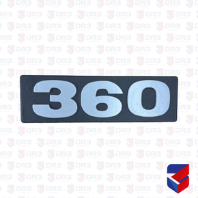 Emblema Painel Frontal Scania 113 360 Numero 1347201 Globo