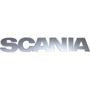 Emblema Painel Frontal Scania NTG Nome Scania 3014130 Cepam