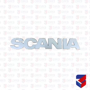Emblema Painel Frontal Scania S5 Nome Scania 1495961 10337 Cepam