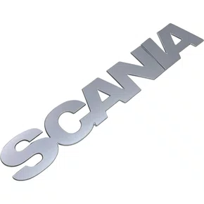 Emblema Painel Frontal Scania S5 Nome Scania 1495961 10337 Cepam