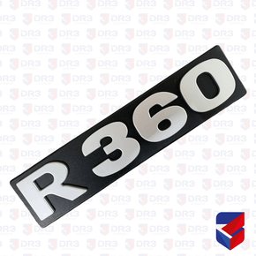 Emblema Painel Frontal Scania S4 R360 Numero e Letra 1724047 Globo