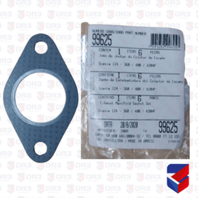 Jogo Junta Coletor Escape Scania S4 S5 1309051 99625 Sabo