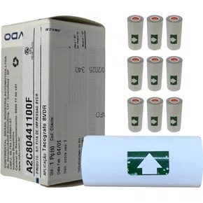 Kit 10 Bobinas Fitas Diagrama Tacografo Digital 1.0 Branco VDO