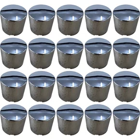 Kit 20 Capa Porca Roda Grega 32 33mm Cromada 412323342 Venka