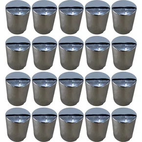 Kit 20 Capa Porca Roda Boliviana 32 33mm Cromada Venka