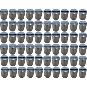 Kit 60 Capa Porca Roda Boliviana 32 33mm Cromada Venka