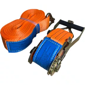 Kit Cinta Catraca Amarracao Laranja 50mm 3t 9m Gancho J Bester