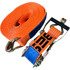 Kit Cinta Catraca Amarracao Laranja 50mm 5t 9m Gancho J Bester