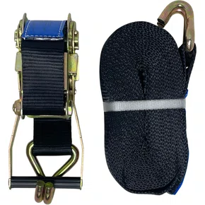 Kit Cinta Catraca Amarracao Preto 50mm 5T 9m Gancho J Bester