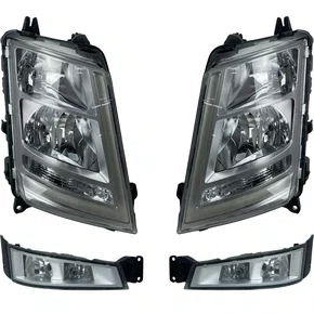 Kit Farol Completo Iluminacao FH14 2015 Em Diante Foco Duplo