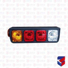 Lanterna Carreta Guerra Lado Esquerdo Diamantada 40162