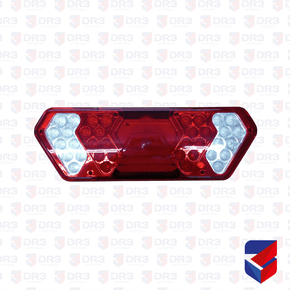 Lanterna Carreta Guerra Led LD Lente Plastico L3135