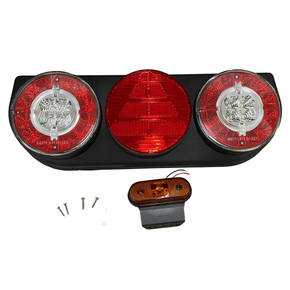 Lanterna Carreta Traseira Universal 24v Com Balizador LE Multilight