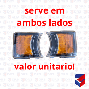 Lanterna Pisca Dianteira Mascara Negra Scania S5 Led Gauer