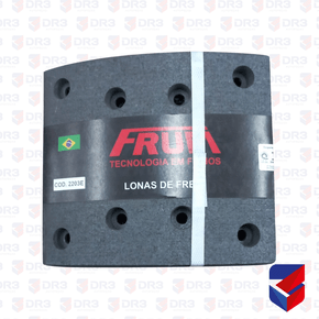Lona de Freio Frum 2203E L227 TH164 Vermelha