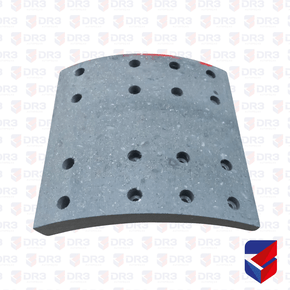 Lona de Freio TH204 DC333 2202E L636 CA33 Vermelha