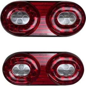 Par Lanterna Carreta Universal LED 24v Ambos Lados Multilight