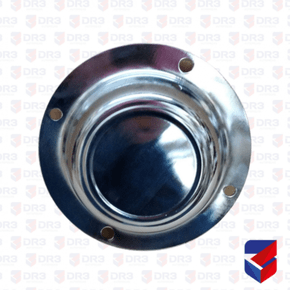 Tampa Cubo Roda Cromado Carreta 4 Furos Grande C075