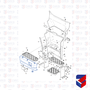 Acabamento Estribo Scania S5 R LD 1779121 PP1056 Fabbof