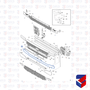 Acabamento Frizo Grade Inferior Scania NTG 2329070 Boff