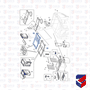 Acabamento Painel Moldura Scania S5 1898519 Original