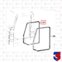 Borracha Porta Interna Scania 112 113 1346425 001560 Cipec
