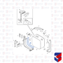 Borracha Suporte Tanque Aluminio Quadrado Scania BrCompany