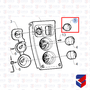 Botao Farol Scania 113 S4 Menor 372621 121532 1119S Globo
