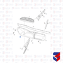 Caixa Estribo Scania S4 Bicudo LE 1310717 1537307 6032 Rodoplast