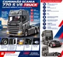 Caminhao Scania 770 S V8 Truck Controle Remoto Cinza Bester
