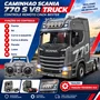 Caminhao Scania 770 S V8 Truck Controle Remoto Cinza Bester