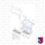 Chapa do Estribo Scania S5 LD 1498180 1854228 CL492D Borghetti