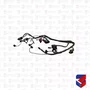Chicote Caixa Cambio Scania NTG Sem Retarder Plug Quadrado